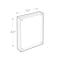 Azar Displays 8.5" x 5.5" Vertical/Horizontal Acrylic Block Frame 104435 - alternate 2